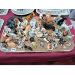 Quantity of Ceramic Animals, to include Beswick poodle, Italian boxer, Wade Whimsies.