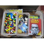 Mega Block Building Bricks, Star Wars Activity Pack, DVD's etc:- One Box