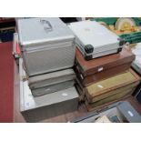 A Quantity of Cases and a Metal Filing Case. (6)
