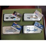 Four Boxed Corgi Diecast 1:43 Scale Police Cars, #US06006 Dodge Monaco- New York State Police, #