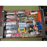 A Good Quantity of Boxed and Loose OO and HO Gauge Railway Lineside Vehicles, including
