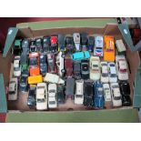 A Quantity of Unboxed Modern Diecast Taxi Vehicles, black cab and worldwide taxis noted, by Corgi,