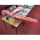 A Radio Controlled Kit Built R.T.F Black Horse Super Air Scale Aircraft Model, fitted with an Airtek