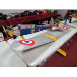 A Radio Controlled Overwing Type Scale Model Aircraft, fitted with an O.S FS series surpass 26