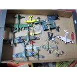 A Quantity of Diecast and Plastic Kits, mainly on a WW II theme, by Corgi, Amor, Easy and others,