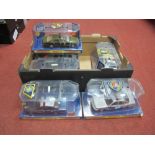 Six Window Boxed Premier Chiefs Code Three Diecast Police Cars, including #12433 Ford Crown Victoria