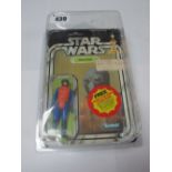 An Original Star Wars Carded Walrus Man Figure #39050, by Kenner 1979, 21 back card, clear bubble