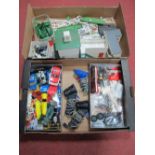 A Quantity of Original Scalextric Accessories and Spares. Including trackside buildings, body