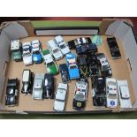 A Quantity of Unboxed Modern Diecast Police Cars, of varying manufacturer pedominately U.S police