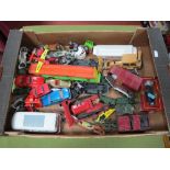 A Quantity of Diecast Vehicles by Dinky, Corgi, Matchbox, Siku and Others. All playworn.
