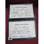 Two Boxed London Road Models "OO" Gauge White Metal and Brass Locomotive Kits, L and Y, LMS, BR,