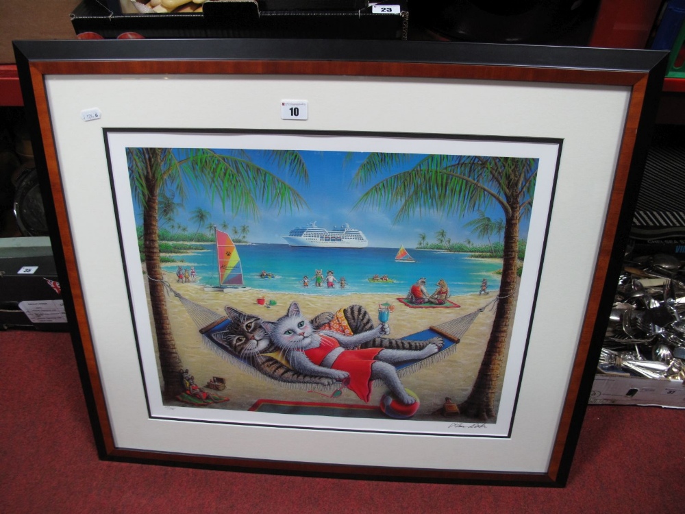 Don Roth, Signed Limited Edition Print, 13 of 395, titled "Kool Kat Kruise", signed lower right.