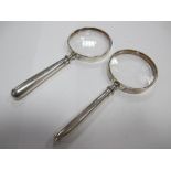 A Pair of Hallmarked Silver Magnifying Glasses (Sheffield 1923) .