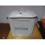 Enamelled Bread Bin.