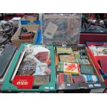 Vintage Toys, dolls, jigsaws etc:- Two Boxes
