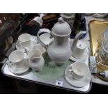 Royal Doulton 'St Moritz' Coffee Service, TC 1160, of fifteen pieces.