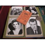 A Pair of Photograph Albums, containing original 1960's Radio Times photographs of radio, TV and