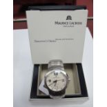Maurice Lacroix; A Modern Gent's Automatic Wristwatch, the signed dial with part Arabic numerals and