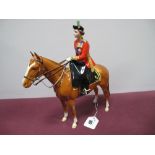 Beswick Model of Queen Elizabeth II Mounted on Imperial Trooping the Colour 1957, chestnut, 1546,