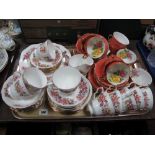 Colclough 8581 Pattern Tea Ware, of thirty nine pieces, 'Edwardian' twenty eight pieces.