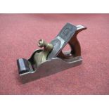 Marples & Sons Cast Steel Smoothing Plane, with brass adjuster, stamped 'B' to back.