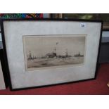 AFTER FRANK H. MASON (1875-1965), Surrender of the German Fleet, etching, signed in pencil in the