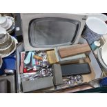 Viners Queensbury Stainless Steel Serving Tray, (boxed); together with mixed and loose EPNS and