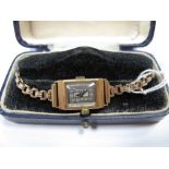 Jude 18ct Gold Cased Ladies Wristwatch.