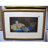 Sir William Russell Flint, 'Silver and Gold', Coloured Print, 22 x 40cms, Rosentiels 1982 label