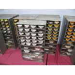 Electricians Accessories, contained in five Raaco multi drawer cabinets including diodes,