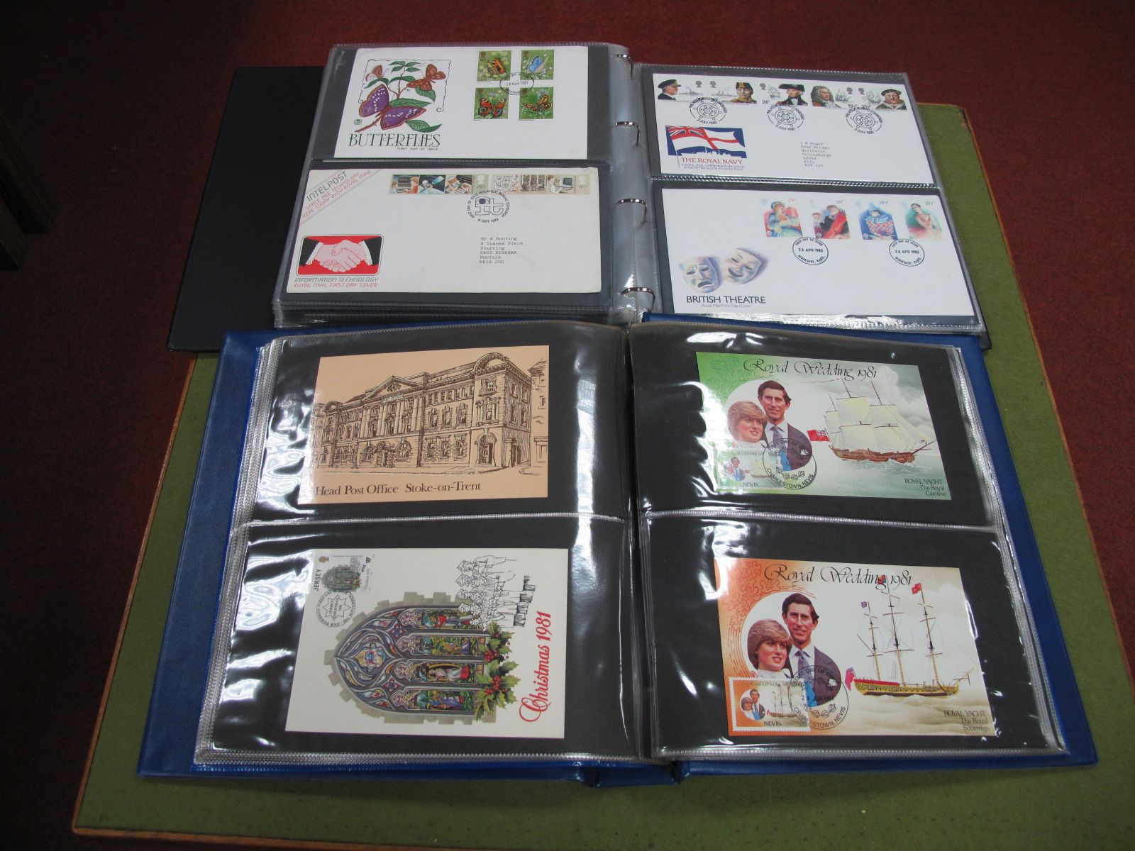 Approximately Ninety GB and Commonwealth First Day Covers, 1965-2001, typed and handwritten