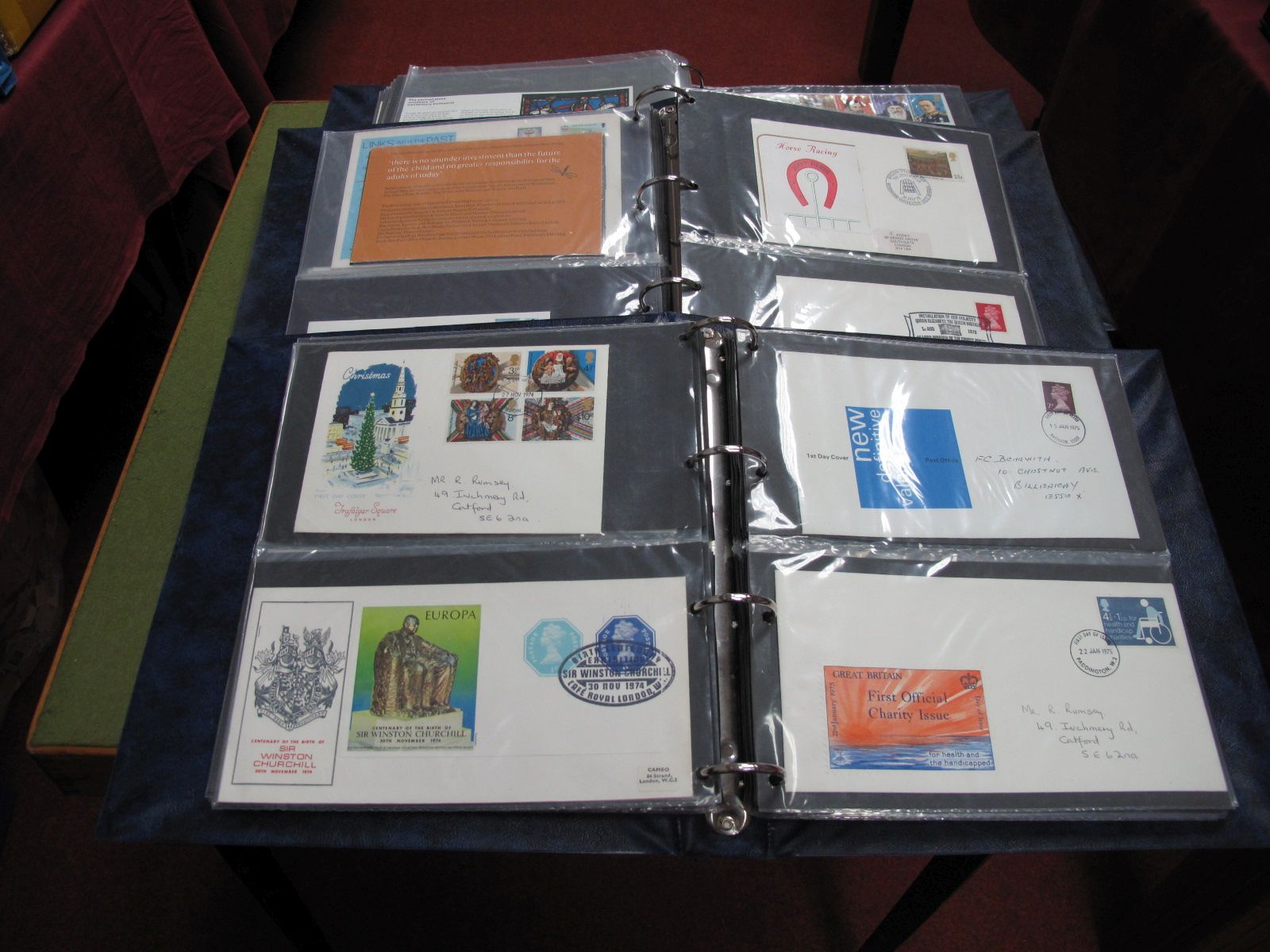 G.B First Day Covers, over 200, 1969-1980 typed, handwritten and blank with a few presentation