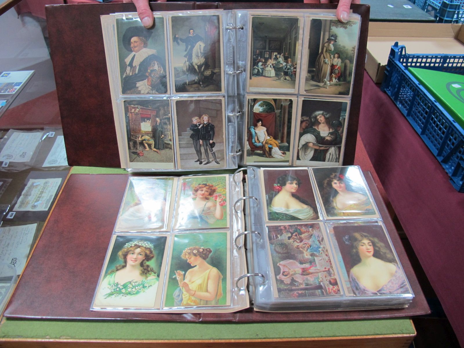 Art on Postcards, an attractive array of some 390 early XX Century postcards and greeting cards,