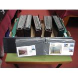 GB First Day Covers, approximately three hundred and fifty, typed, handwritten and blank