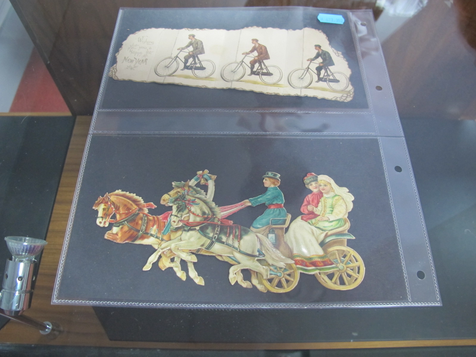 A Lovely Collection of Victorian/ Edwardian Greeting Cards, and cut outs in an album and in stock - Image 6 of 8