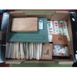 All World Stamps Sorted in Envelopes on Album Leaves, boxes and schoolboy albums. Thousands to