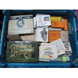 A Quantity of Cigarette Cards in Packets, tins and loose, including Kensitas silk flags, nice
