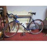 A Circa 1980's Concord Racing Bike, 53cms frame, Cinelli chrome T-bar handle bar,