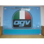 AGV Helmet Perspex Dealer Sign.