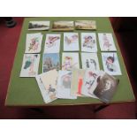 Postcards, silk woven equestrian, Reinthal & Newman, Alpha and others mainly 1930's/ 40's.