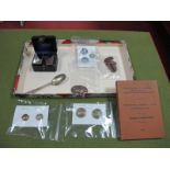 A Small Quantity of Railway Buttons, including Great Eastern, plus a GCR token LMS Lapel badges,