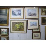 Signed Prints- David Shepherd, E.R.Sturgeon (2), K.Baggaley (2), together with Judith Harrow still