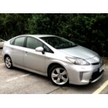 2016 (16-Plate) Toyota Prius 1.8 VVT-i T Spirit Hybrid, 5-door Hatchback in Silver, 2,044 Miles, One