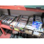 A Quantity of DVD's and CD's, (over 170), many modern titled noted:- Four Boxes