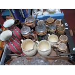 GERZ & Other German Steins, Beswick jugs, Wedgwood vases, etc:- One Box