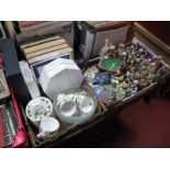 A Colclough 'Ivy' Pattern Tea Service, boxed cabinet plates, Wedgwood jasperwares, Capo di Monte