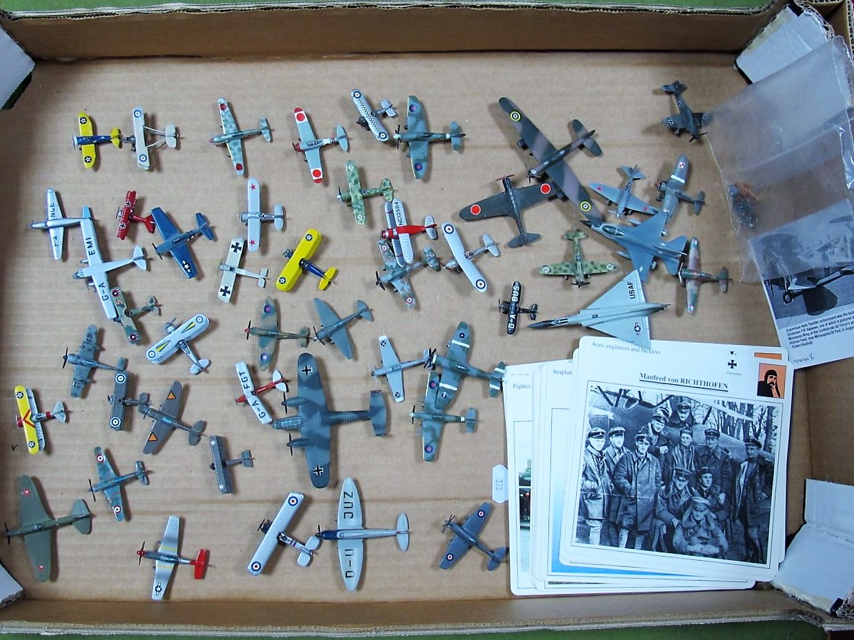 A Quantity of Mainly 1:200 Scale, mainly white metal and plastic kit built, hand painted aircraft