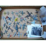 A Quantity of Mainly 1:200 Scale, mainly white metal and plastic kit built, hand painted aircraft