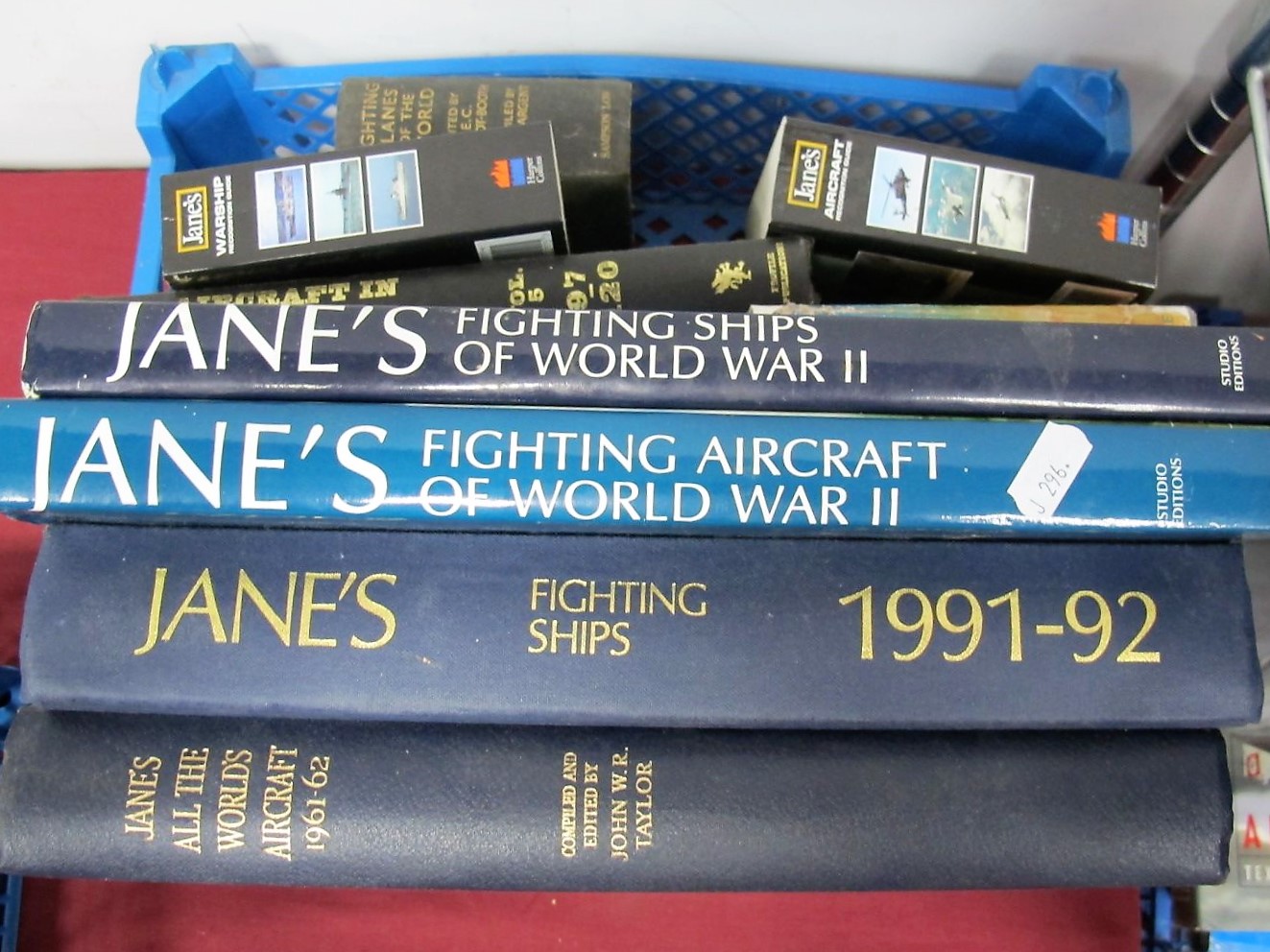 Nine Aircraft and Fighting Ships Reference Books, in both hardback and paperback formats,