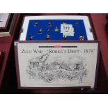 A Britians Limited Edition (2000) Zulu War 'Rorkes Drift 1879' Diorama, no 653, complete with